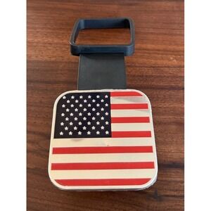 American Flag Hitch Cover for 2" Trailer Receiver Tube Plug Cap 4-Way Flat NEW!